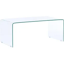 COUCHTISCH Glas transparent 100/50/40 cm Kendall