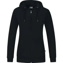 JAKO Damen Funktionsjacke Kapuzenjacke Organic, Größe 40 in Schwarz Schwarz
