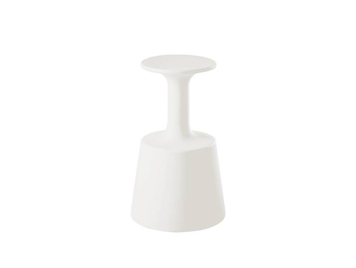 SLIDE tabouret / porte-bouteilles DRINK (Blanc - Polyéthylène)