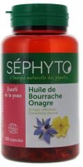 Séphyto Huile de Bourrache Onagre Bio 150 Capsules - Pot 150 capsules