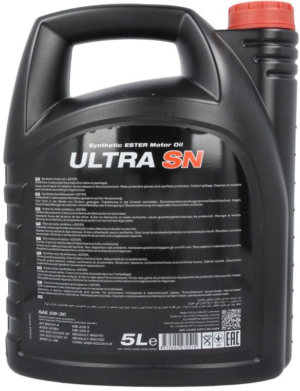 Motoröl CHEMPIOIL CH Ultra SN 5W30 5L