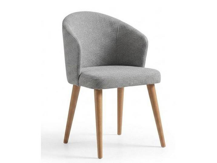 JVmoebel Esszimmerstuhl Stuhl Modern Grau Kompakt Minimalistisch Elegant Ergonomisch (1 St), Made in Europa