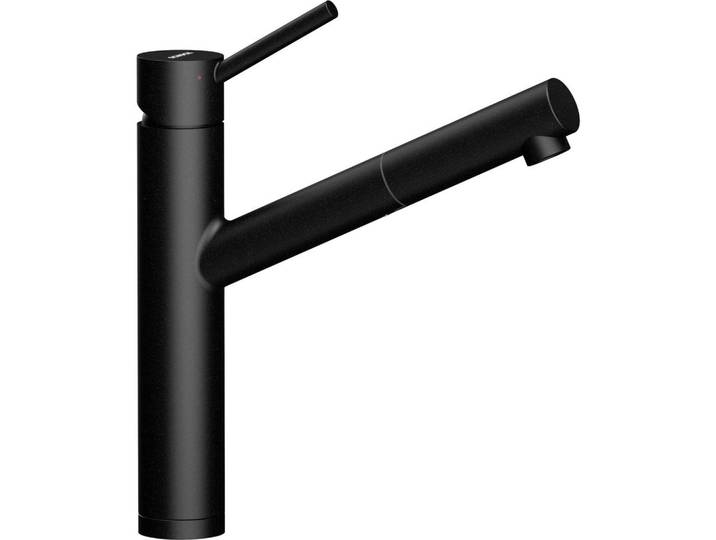 Schock Küchenarmatur Altos, Schwarz, Stein, 4.5x27.5x20.9 cm, schwenkbarer Auslauf, herausziehbarer Auslauf, Küchen, Küchenausstattung, Küchenarmaturen