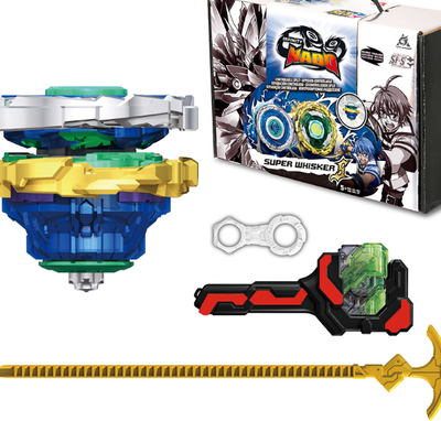 Modern Mode Marketplace Infinity Nado Crack Series Metal Spinning Top Gyro Battle Toy With Launcher Anime Kid Gift super Whisker
