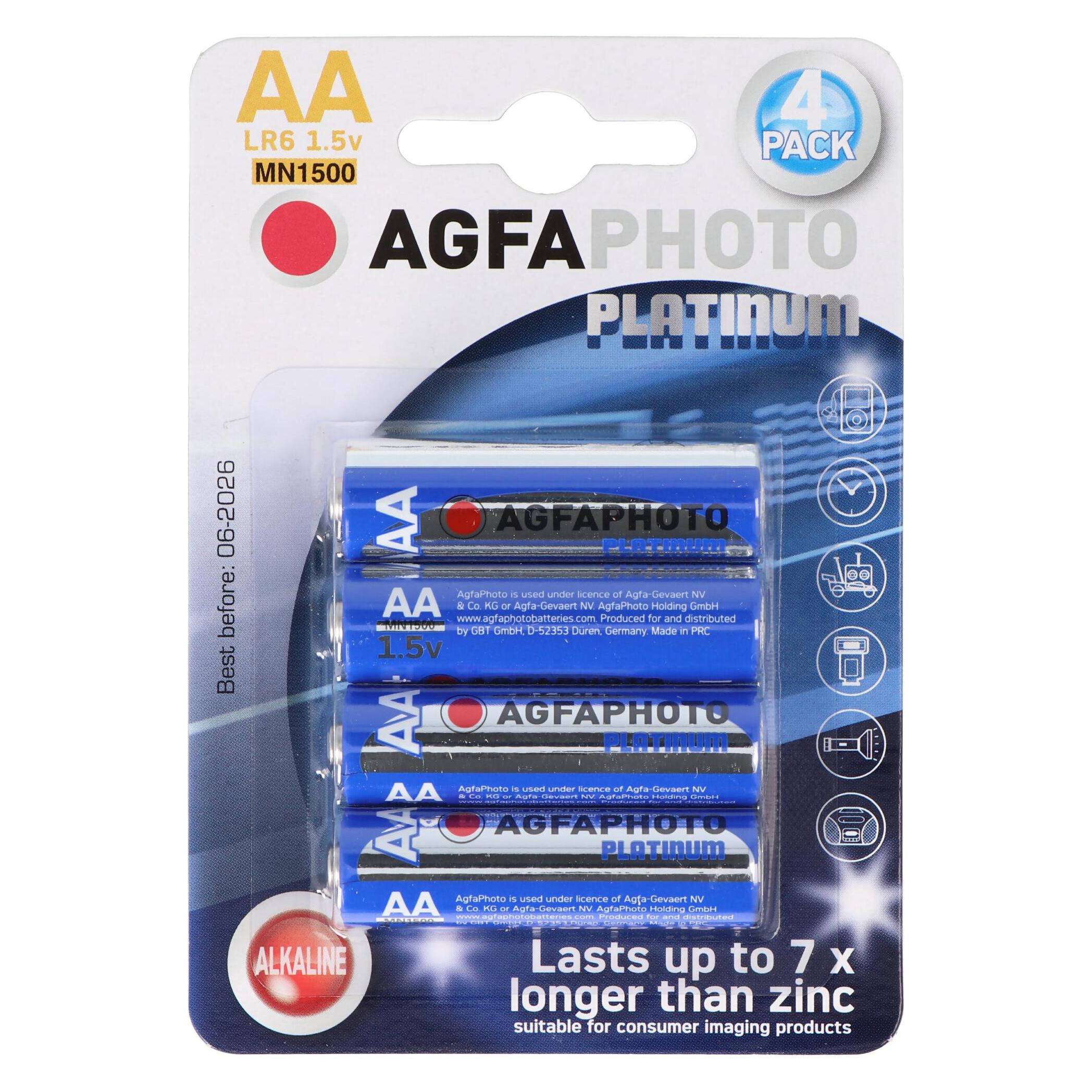 Agfaphoto Alkaline (4 Stk., AA) (LR06)