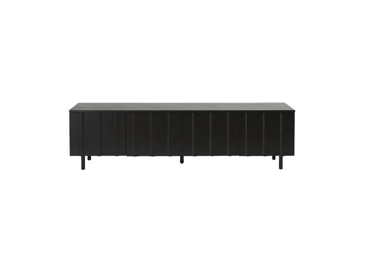 Normann Copenhagen Rib Sideboard niedrig Soft Black