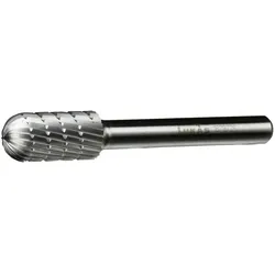 Lukas, Fräser, HSS-Frässtift Form C Walzenrund Kopf ø 10 mm Länge 20 mm Zahnung 3