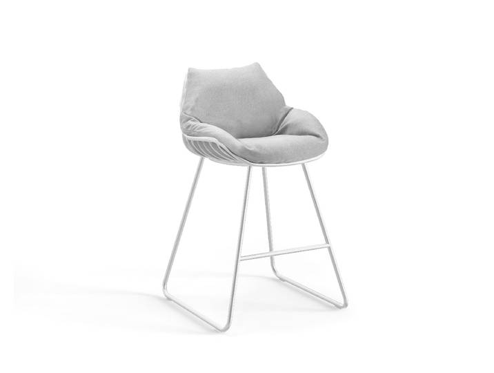 Solpuri Chill Barhocker Aluminum White