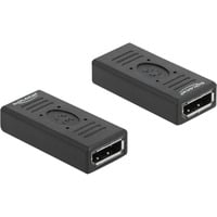 DisplayPort 1.2 Adapter Buchse > Buchse Gender Changer schwarz, mit Pin 20