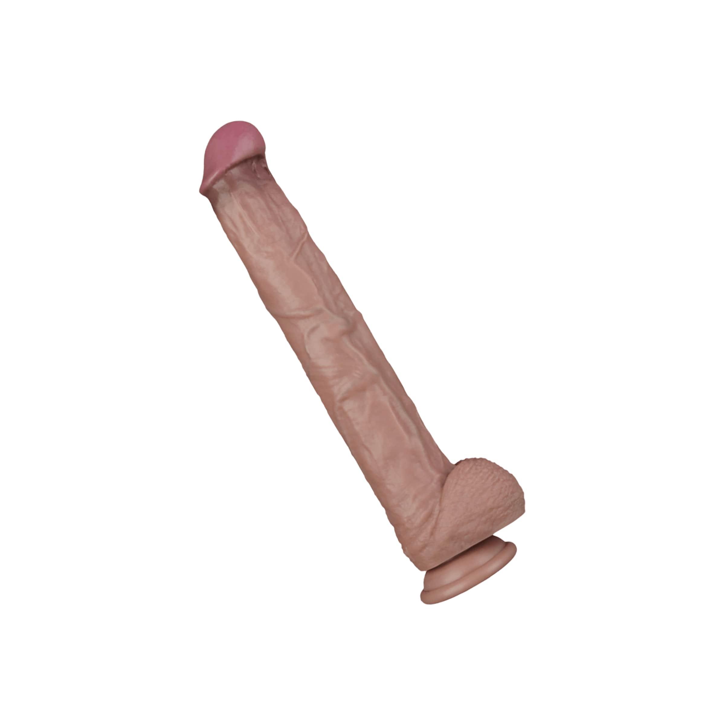 14,5" Dual Layered Silicone Cock XXL, 37,5 cm