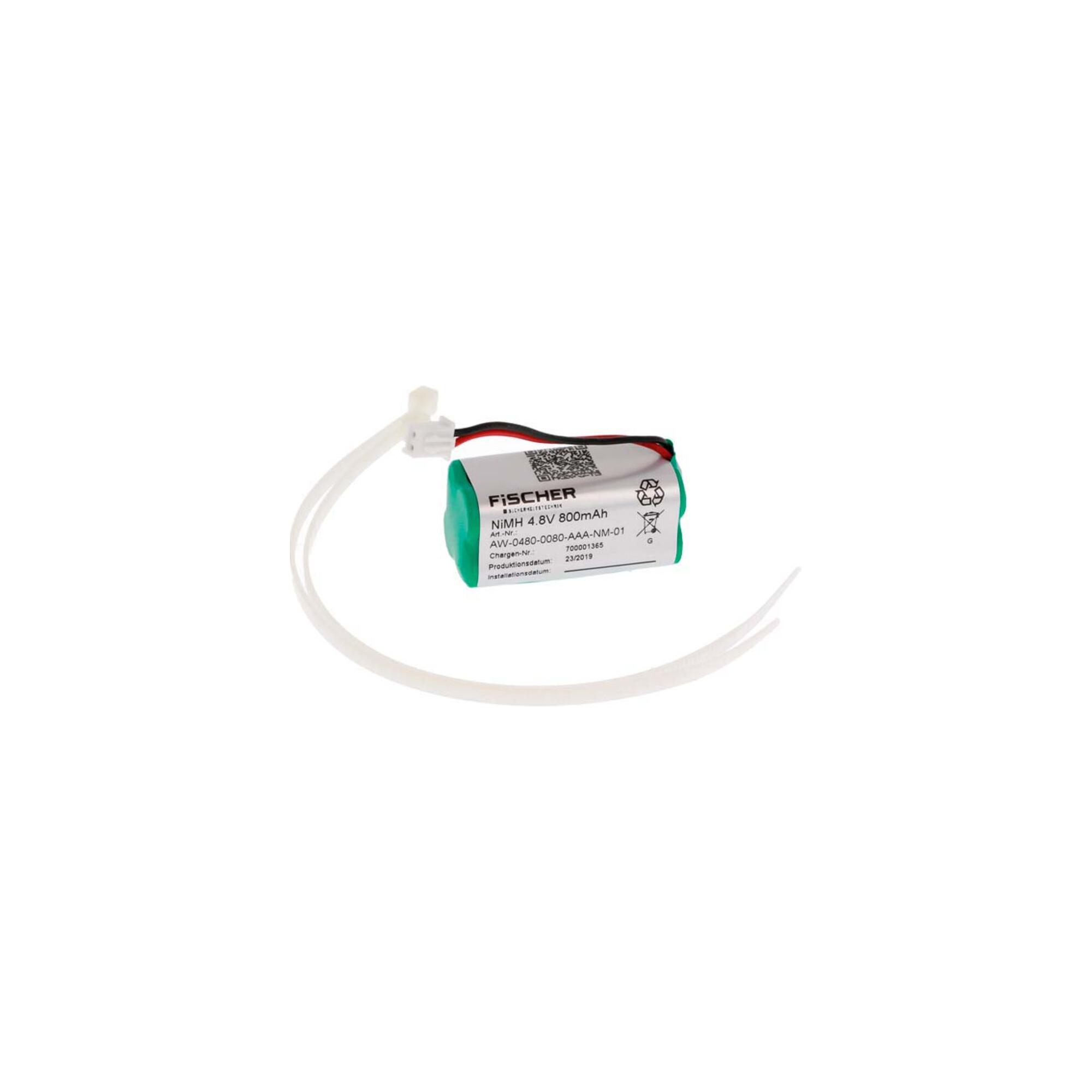 fischer AW-0480-0080AAA-NM01 Akkuwürfel 4,8V/0.8Ah, Akkumulatorentechnik für Akkuwerkzeuge mit NiMH-Akku und Steckkontakt, AW-0480-0080AAA-NM01 (AW-0480-0080-AAA-NM-01)