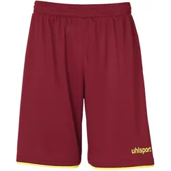 uhlsport Club Fußball Shorts bordeaux/fluo gelb 164