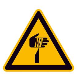 SAFETYMARKING Warnschild Warnung vor spitzem Gegenstand Kunststoff 200 mm ISO 7010 1 St. 45.A8205