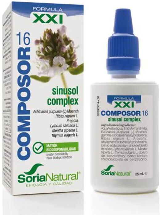 Soria Natural COMPOSOR 16 - SINUSOL COMPLEX XXI 25 ml