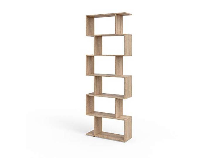 Vicco Raumteiler Levio, Sonoma, 70 x 192.2 cm zur flexiblen Raumaufteilung in Z-Form beidseitig stellbar