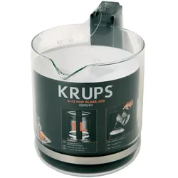 Krups Glaskanne ohne Deckel, Zubehör Kaffeemaschinen, Schwarz