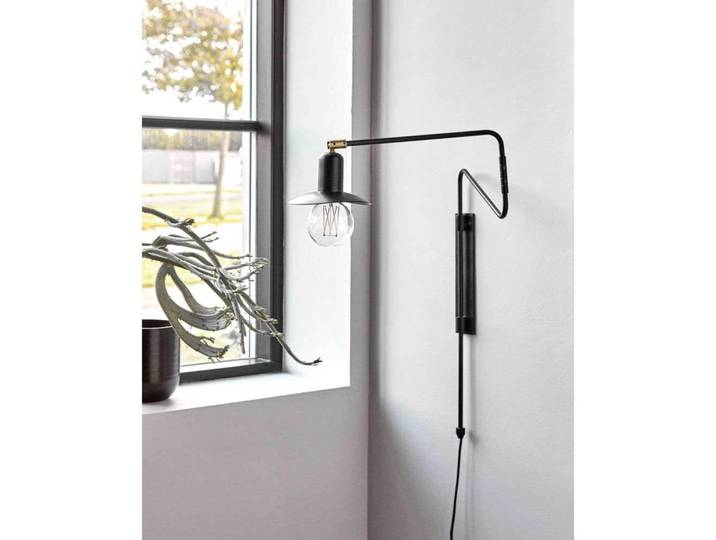 Swing Wandleuchte Schwarz - House Doctor - Wohnzimmer - Metall