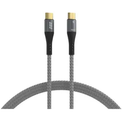 EFB Elektronik USB-CC-00001 USB Kabel USB 2.0 0,5 m USB C 0,48 Gbit/s 100 W Schwarz, Grau