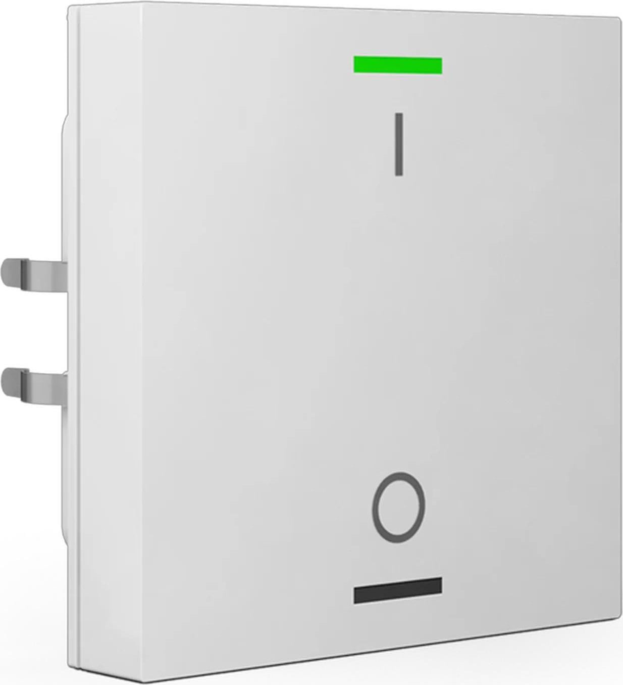 MDT KNX drukknopplaat voor verlichting, 1-voudig, RGBW, zuiverwit glanzend, 55 x 55 mm