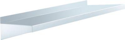 Wandbord 1000x250 mm, Edelstahl