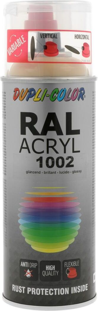 european aerosols DUPLI-COLOR RAL 1002 sandgelb glanz, 400 ml