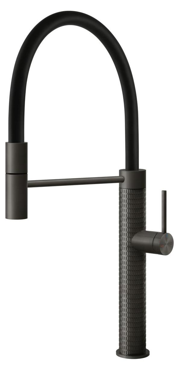 Gessi 60012, Ziehen, Schwarz, Hebelgriffe, Einzelbild, Typ C, 360°