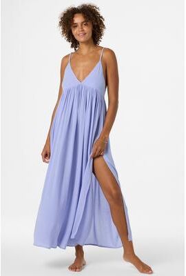 O'Neill s Saltwater Solids Mel Maxi Dress in Blue Jelly, Size 2XL, Viscose