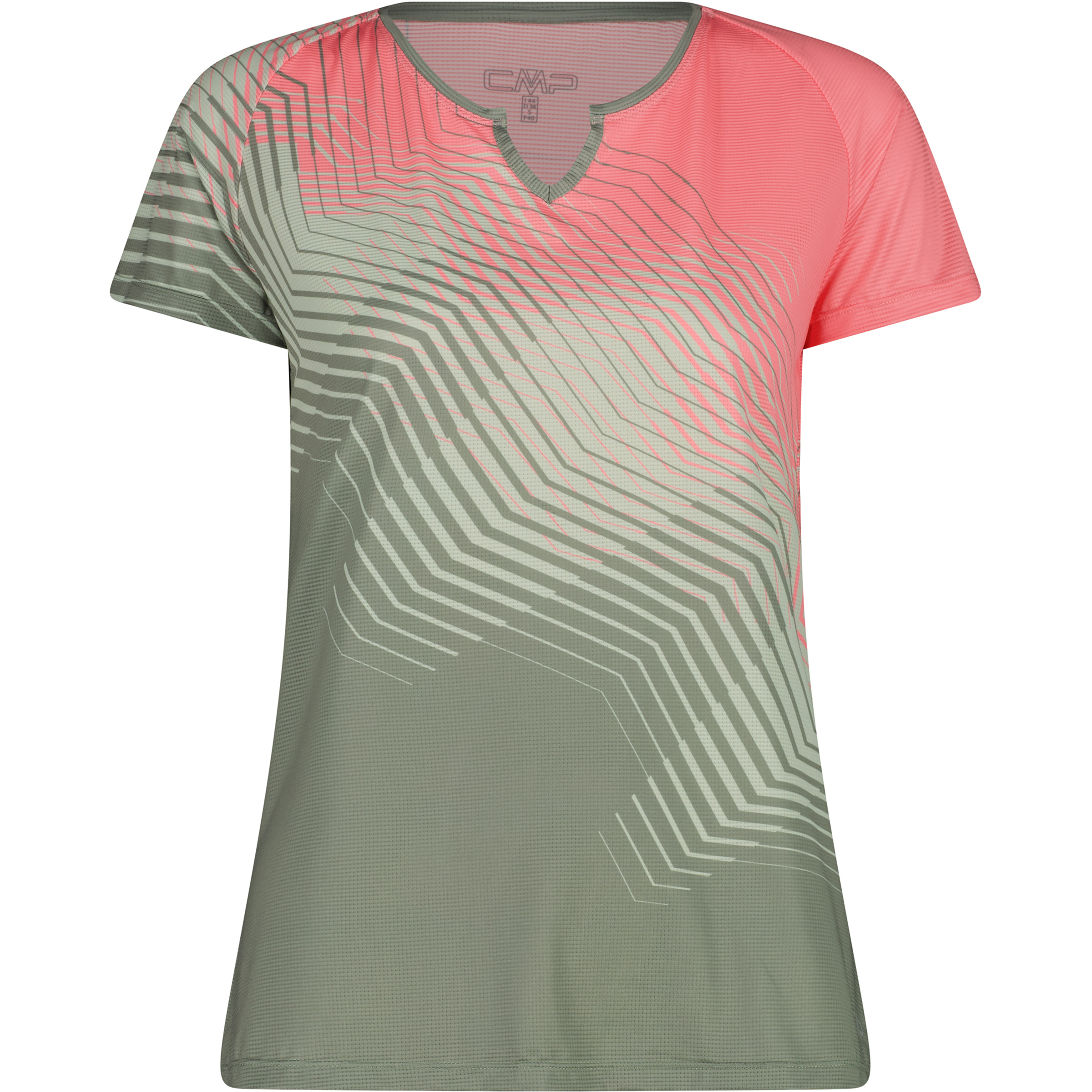 CMP Damen T-Shirts beige Größe L Trekking Elastisch