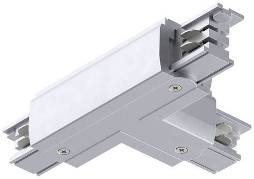 Paulmann 91377 ProRail3 T-Connect Erde Hochvolt-Schienensystem-Komponente T-Verbinder ProRail3 Silber