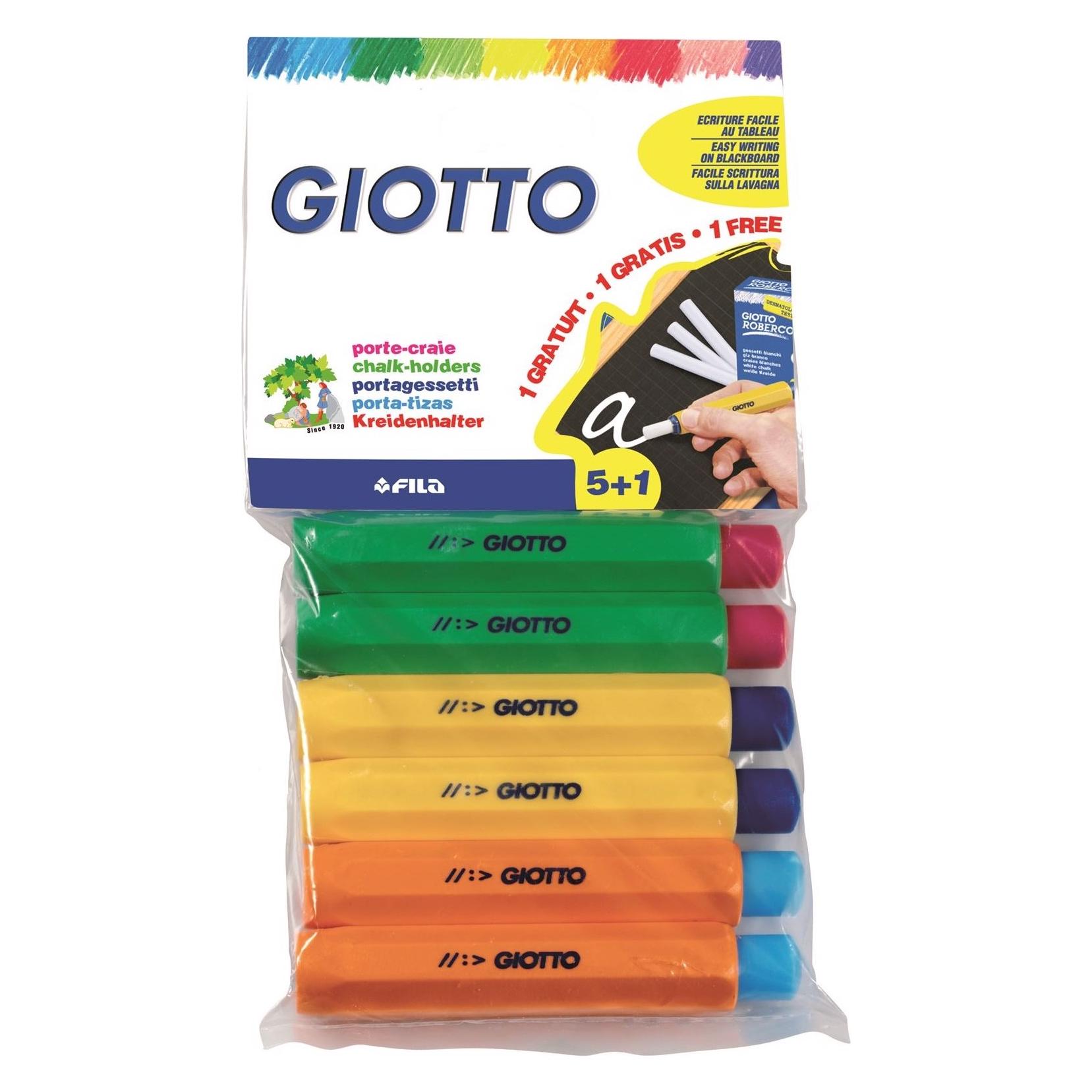 Giotto Package of 6 chalkholders (8000825692307)
