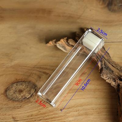 Uplift Essentials Portable Plastic Toothpick Case clear Style B