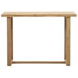 Teak Garten Bartisch aus Recyclingholz 106 cm hoch - 140 cm breit