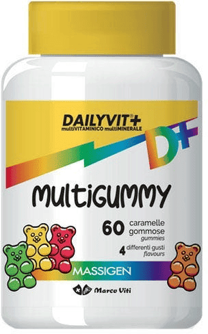 Dailyvit Multigummy Integratore Multivitaminico Bambini 60 Caramelle Gommose