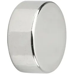 MAUL Neodym Magnete 12x5 mm, 30er-Pack silber, 0.5 cm