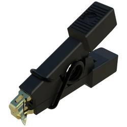 Hirschmann Test & Measurement MICRO-SMD CLIP 1 Krokodilklemme Steckanschluss 0.64 mm Ohne Messkategorie Schwarz 972416100