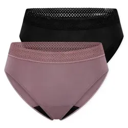 Schiesser 2P Care Rio Period Pants Mixed Baumwolle 36 Damen