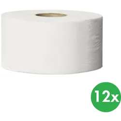Tork Advanced Toilettenpapier - Mini Jumbo Rolle, Rolle 170 m, 12 Stk