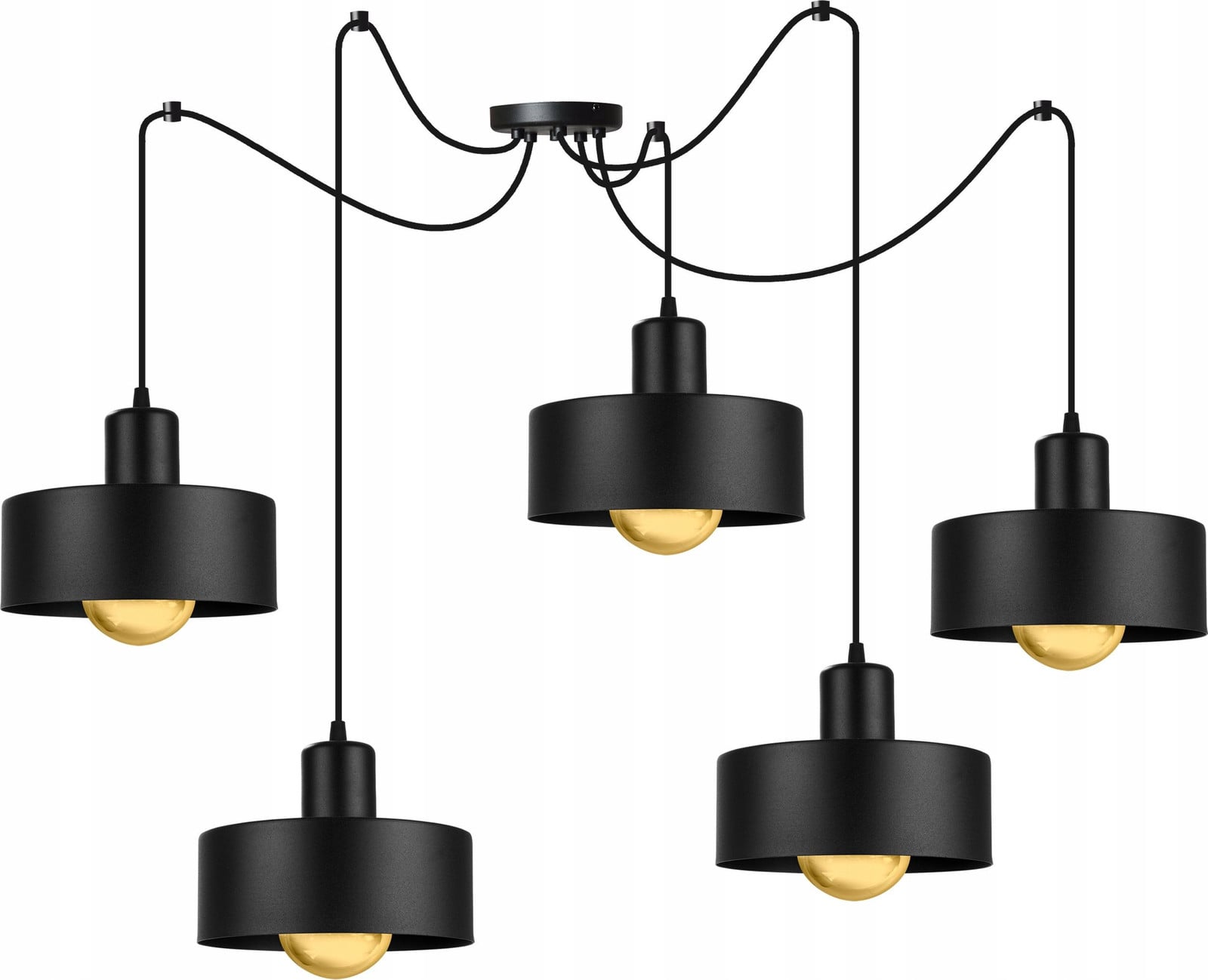 LightHome Moderne spinnenlamp met metalen lampenkap