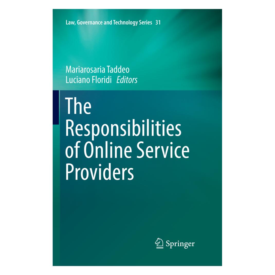Springer The Responsibilities of Online Service Providers (Englisch, Softcover, Luciano Floridi, Mariarosaria Taddeo) (56007170)