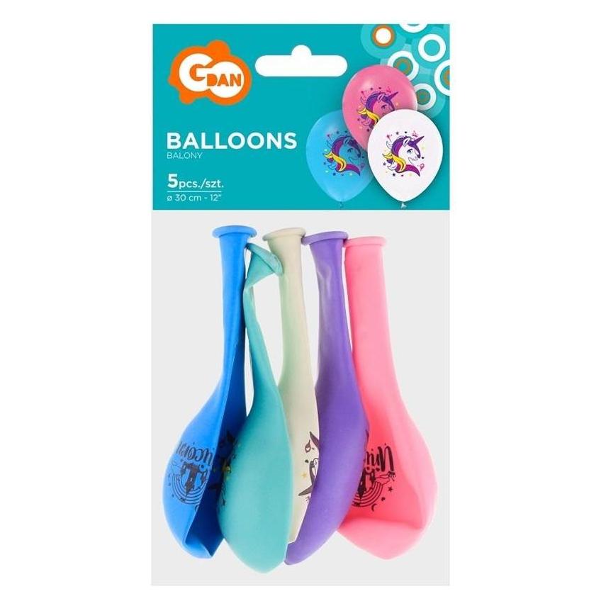 GoDan Einhornballons 30 cm 5 Stk (5x) (41942353)
