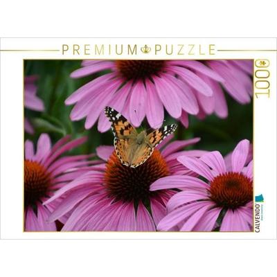 CALVENDO Puzzle Distelfalter - der Weltenbummler unter den Schmetterlingen | 1000 Teile Lege-Größe 64x48cm Foto-Puzzle für glückliche Stunden