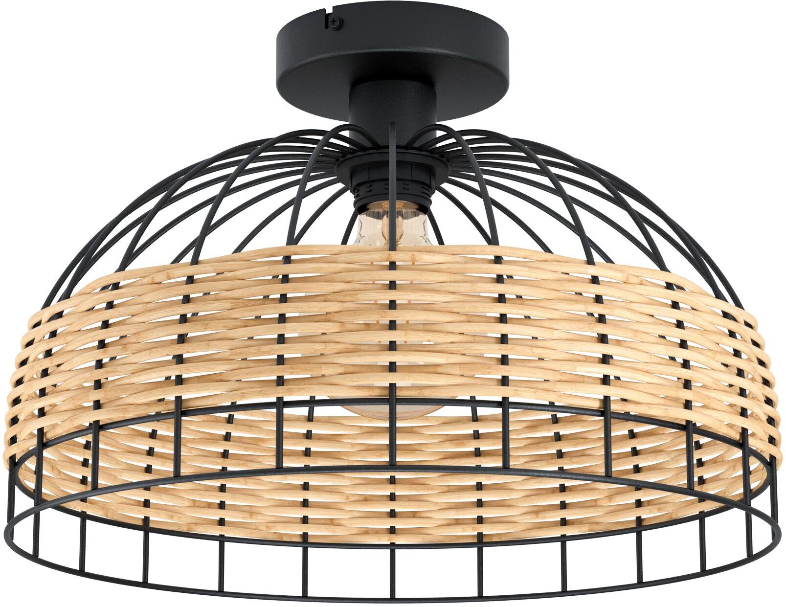 Deckenleuchte EGLO "ANWICK", schwarz, H:26,5cm, Leuchten, Deckenleuchte schwarz H: 26,5cm