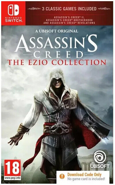 BANDAI/NAMCO JOGO SWITCH ASSASSINS CREED EZIO CODE IN BOX