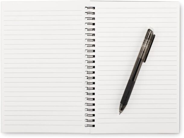 Carnet A5 Effaçable Personnalisé - NOBUUK noir