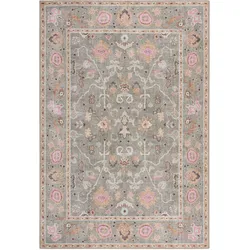 TEPPICH Waschbar HURST, orientalisch, Rosa-Bunt, 152 x 230 cm