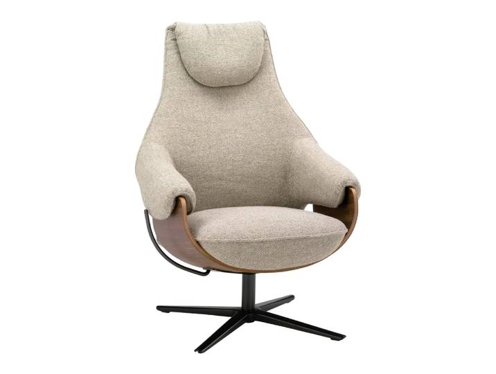Sessel Cream, Leolux, beige, Textil