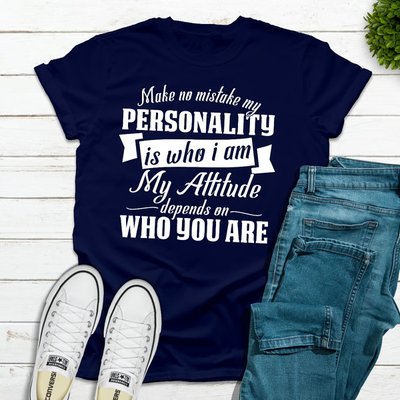 Make No Mistake Navy 3XL