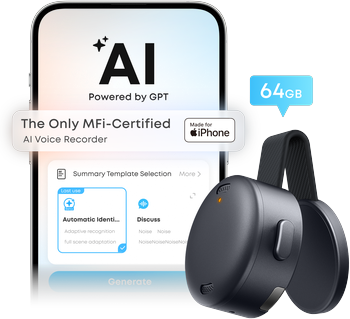 Anker soundcore Work   Coin-Sized Wearable AI Note Taker / Voice Recorder