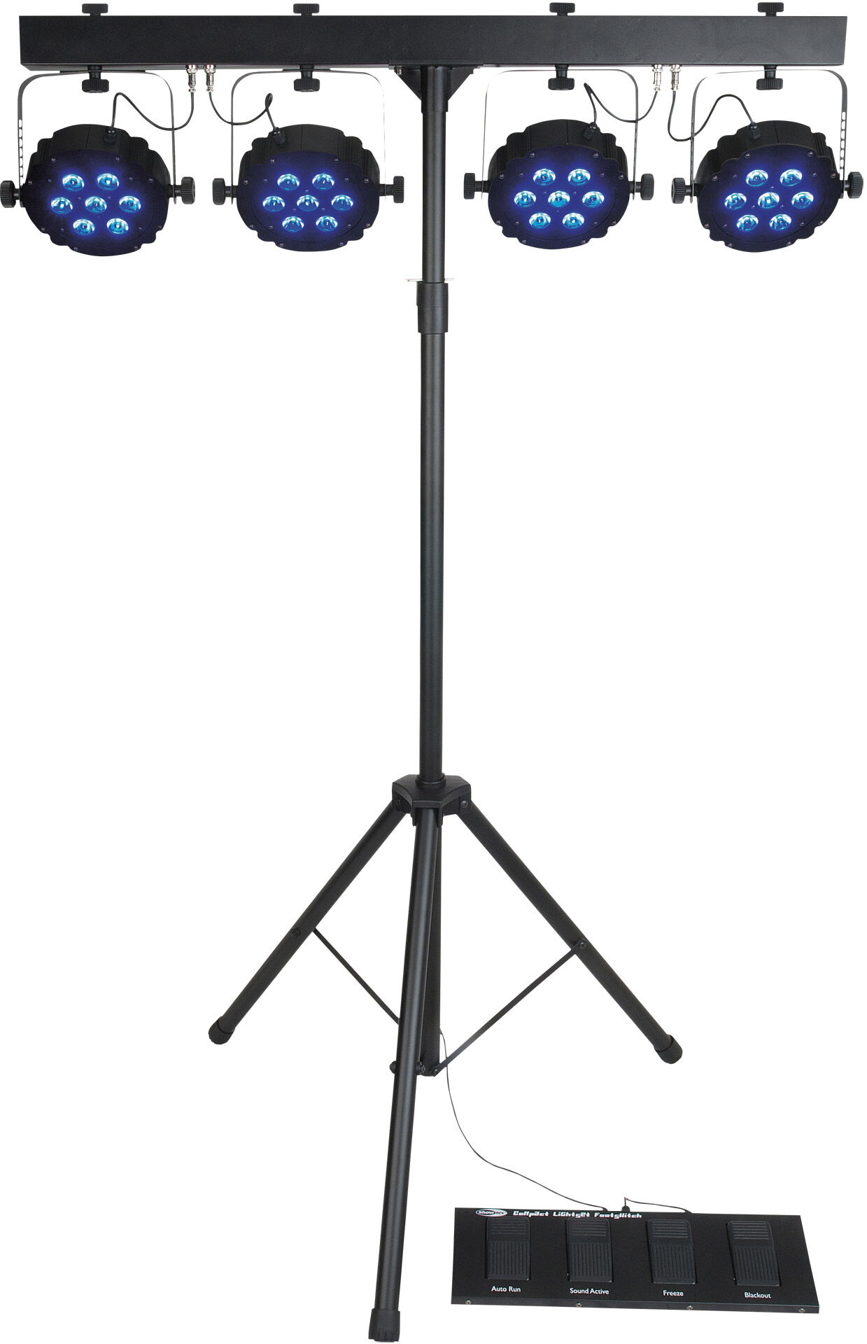Showtec Kompaktes Power-Lichtset Mkii Inkl. Tasche, Fußschalter Und Ständer