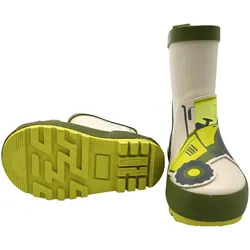 maximo Gummistiefel Traktor, natur | gruen, 23